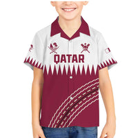 Custom Qatar Cricket Family Matching Mermaid Dress and Hawaiian Shirt Come On Boys - Wonder Print Shop