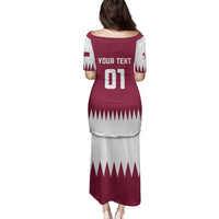 Custom Qatar Cricket Family Matching Puletasi and Hawaiian Shirt Come On Boys - Wonder Print Shop