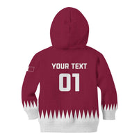 Custom Qatar Cricket Kid Hoodie Come On Boys - Wonder Print Shop