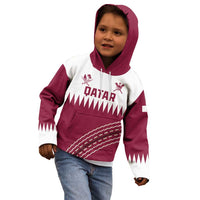 Custom Qatar Cricket Kid Hoodie Come On Boys - Wonder Print Shop