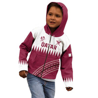Custom Qatar Cricket Kid Hoodie Come On Boys - Wonder Print Shop