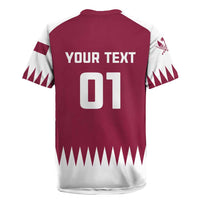 Custom Qatar Cricket Rugby Jersey Come On Boys - Wonder Print Shop