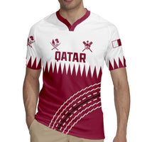 Custom Qatar Cricket Rugby Jersey Come On Boys - Wonder Print Shop