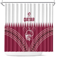 Qatar Cricket Shower Curtain Come On Boys LT01