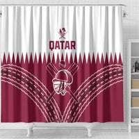 Qatar Cricket Shower Curtain Come On Boys LT01
