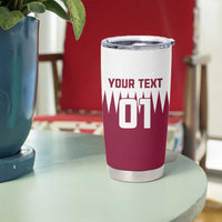 Custom Qatar Cricket Tumbler Cup Come On Boys - Wonder Print Shop