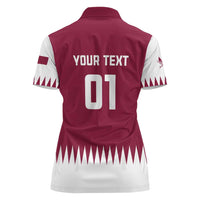 Custom Qatar Cricket Women Polo Shirt Come On Boys - Wonder Print Shop