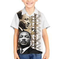 Martin Luther King Jr Day Family Matching Off Shoulder Maxi Dress and Hawaiian Shirt MLK His Dream Still Matters - Wonder Print Shop