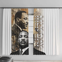 Martin Luther King Jr Day Window Curtain MLK His Dream Still Matters - Wonder Print Shop