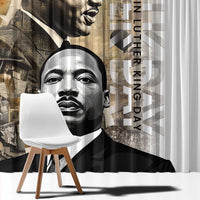 Martin Luther King Jr Day Window Curtain MLK His Dream Still Matters - Wonder Print Shop