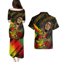 Legend Bob Birthday Couples Matching Puletasi and Hawaiian Shirt The Father of Reggae - Wonder Print Shop