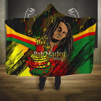Bob Marley Birthday Hooded Blanket The Father of Reggae