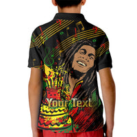 Legend Bob Birthday Kid Polo Shirt The Father of Reggae - Wonder Print Shop