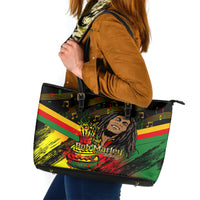 Legend Bob Birthday Leather Tote Bag The Father of Reggae - Wonder Print Shop