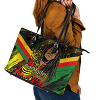 Legend Bob Birthday Leather Tote Bag The Father of Reggae - Wonder Print Shop