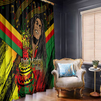 Legend Bob Birthday Window Curtain The Father of Reggae - Wonder Print Shop