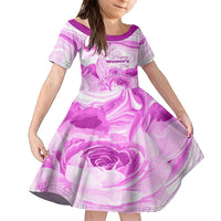 Happy International Women Day 2024 Family Matching Off Shoulder Long Sleeve Dress and Hawaiian Shirt Inspire Inclusion - Wonder Print Shop