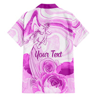Happy International Women Day 2024 Family Matching Off Shoulder Short Dress and Hawaiian Shirt Inspire Inclusion - Wonder Print Shop