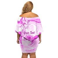 Happy International Women Day 2024 Family Matching Off Shoulder Short Dress and Hawaiian Shirt Inspire Inclusion - Wonder Print Shop