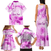 Happy International Women Day 2024 Family Matching Tank Maxi Dress and Hawaiian Shirt Inspire Inclusion - Wonder Print Shop
