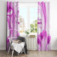 Happy International Women Day 2024 Window Curtain Inspire Inclusion - Wonder Print Shop
