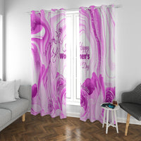 Happy International Women Day 2024 Window Curtain Inspire Inclusion - Wonder Print Shop
