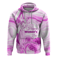 Happy International Women Day 2024 Zip Hoodie Inspire Inclusion - Wonder Print Shop