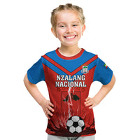 Equatorial Guinea Football Kid T Shirt Come On Nzalang Nacional - Wonder Print Shop