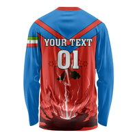 Equatorial Guinea Football Long Sleeve Shirt Come On Nzalang Nacional - Wonder Print Shop