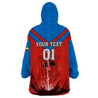 Equatorial Guinea Football Wearable Blanket Hoodie Come On Nzalang Nacional - Wonder Print Shop