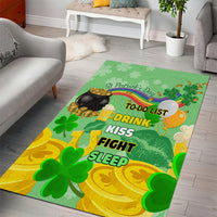 Saint Patrick Day Area Rug Shamrock To Do List - Wonder Print Shop