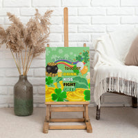 Saint Patrick Day Canvas Wall Art Shamrock To Do List - Wonder Print Shop