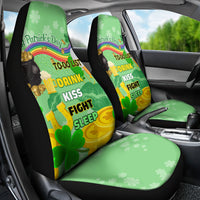 Saint Patrick Day Car Seat Cover Shamrock To Do List - Wonder Print Shop