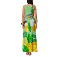 Saint Patrick Day Family Matching Tank Maxi Dress and Hawaiian Shirt Shamrock To Do List - Wonder Print Shop