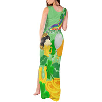 Saint Patrick Day Tank Maxi Dress Shamrock To Do List - Wonder Print Shop