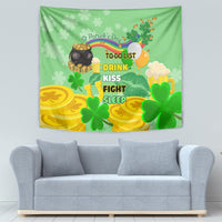 Saint Patrick Day Tapestry Shamrock To Do List - Wonder Print Shop