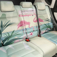 Bonaire Flamingos Back Car Seat Cover Summer Time Beach Concept