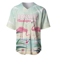 Personalised Bonaire Flamingos Baseball Jersey Summer Time Beach Concept