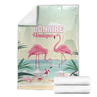 Bonaire Flamingos Blanket Summer Time Beach Concept
