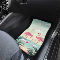 Bonaire Flamingos Car Mats Summer Time Beach Concept