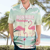 Personalised Bonaire Flamingos Hawaiian Shirt Summer Time Beach Concept