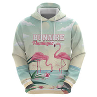 Personalised Bonaire Flamingos Hoodie Summer Time Beach Concept