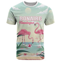Personalised Bonaire Flamingos T Shirt Summer Time Beach Concept