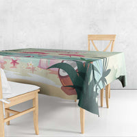 Bonaire Flamingos Tablecloth Summer Time Beach Concept