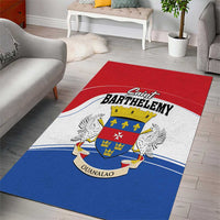 Saint Barthelemy Area Rug Ouanalao Coat of Arms