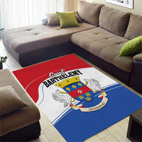 Saint Barthelemy Area Rug Ouanalao Coat of Arms