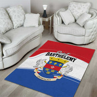Saint Barthelemy Area Rug Ouanalao Coat of Arms