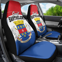 Saint Barthelemy Car Seat Cover Ouanalao Coat of Arms