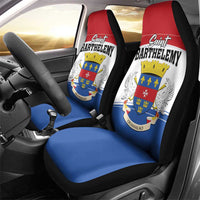 Saint Barthelemy Car Seat Cover Ouanalao Coat of Arms