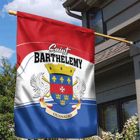 Saint Barthelemy Garden Flag Ouanalao Coat of Arms